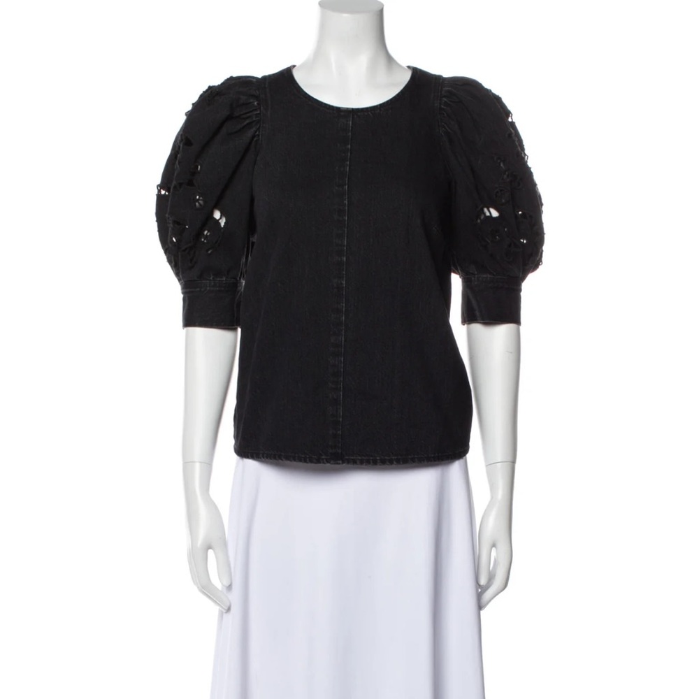 Sea New York black denim top